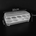thumbnail image 2 of Porte-ufs de Maquillage Transparent 8 Cavités Rangement Éponge en Plastique, 2 of 10