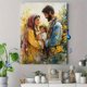 thumbnail image 4 of Qisvanset 12x16 Inch Watercolor Nativity Canvas Wall Art, Jesus Birth Scene Christmas Religious Home Decor, 4 of 8