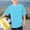 Light Blue, variant on Kids Solid Color UPF50+ Short Sleeve Rash Guard - Quick Dry Swim & Beach Tee, Sun Protection for Boys & Girls (3-14 Years, 5 Vibrant Colors)