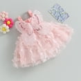 thumbnail image 6 of Douhoow Baby Girl Butterfly Dress 12M 18M 24M 3Y Sleeveless Tulle Dresses Kids Summer Party Princess Dress, 6 of 8