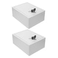 thumbnail image 1 of CATIEBYE 2 Pcs Contenant à Lait Imperméable Mural avec Verrou Rangement de Lait Sécurisé pour la Maison, 1 of 7