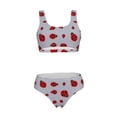 thumbnail image 5 of Kdxio Ladybug for Womens High Waisted Bikini Top Sports Style Two Piece Bathing Suits, 5 of 5