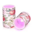 thumbnail image 7 of Yayeee Flameless Candles with Remote Flickering Battery Operated Multi Color Changing, Beige Apple Pattern, 7 of 7