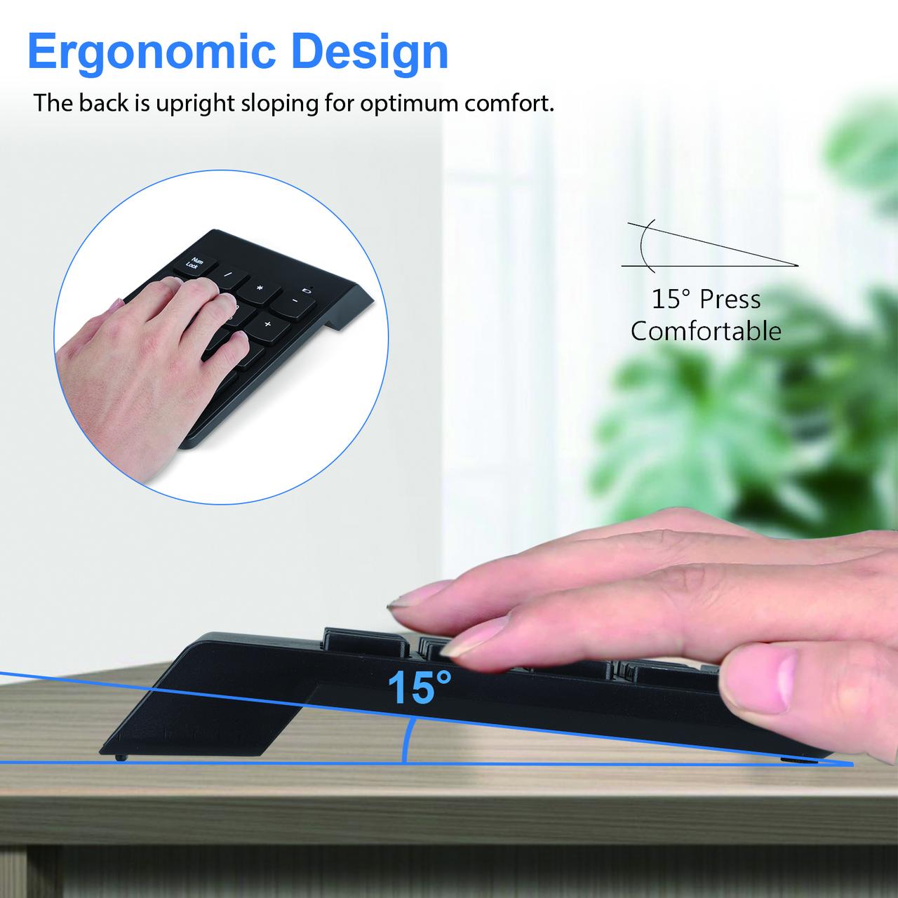 EEEkit Wireless Numeric Keypad 18-Key USB photo 3