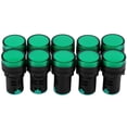 thumbnail image 4 of Noref 10Pcs  AC/DC 24V 22mm Thread LED Electronic Indicator Signal Light, Electronic Indicator Signal Light,Signal Light, 4 of 7