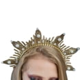 thumbnail image 1 of Mary Halocrown Headband Baroque Tiara Crown Spiked Halocrown Sunburst Greek, 1 of 3