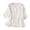 White, variant on Bixock Women's Maternity Tops 3/4 Sleeve Button Down Maternity Shirts Crew Neck Maternity Blouse Soft Breathable Pregnant Tops Comfortable Maternity Clothings