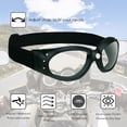 thumbnail image 3 of Bikershades Motorcycle Safety Goggles Foam Padded Men Women Large Coverage with Large Microfiber Case, 3 of 5