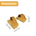 thumbnail image 2 of PLAYOUT KIDS | Sillón Infantil Modular Dino Couch Diseño Dinosaurio Amarillo Espuma Alta Densidad, 2 of 4