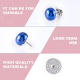 thumbnail image 6 of 1set 40pcs 8 colors Plastic Imitation Pearl Brooch Round Iron Pins Mixed color 12mm 5pcs/color, 6 of 6