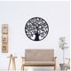 thumbnail image 5 of Arte de silueta de decoración de pared de árbol de la vida de metal para regalo de interior, regalo al aire libre, decoración del hogar de jardín, negro (28x28cm), 5 of 5