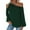 Army Green, variant on Off Shoulder Tops for Women Long Sleeve Blouses Bow Knot Shoulder Puff Sleeve Asymmetrical Neck Casual Loose Chiffon Shirts(Army Green,S)
