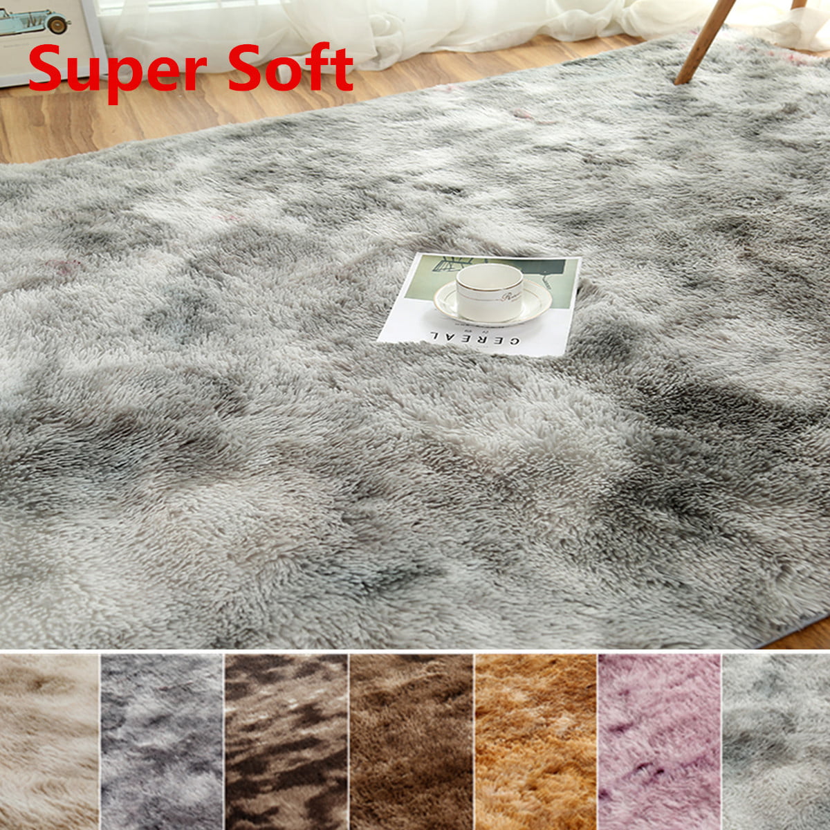 6 Sizes Soft Bedroom Rugs Gy, What Material Rug For Living Room