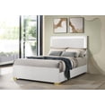 thumbnail image 2 of Marceline Wood Full LED Panel Bed White, 2 of 8
