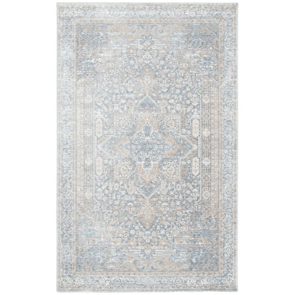 SAFAVIEH Webster Kelsang Abstract Area Rug, Grey/Beige, 5' x 8'