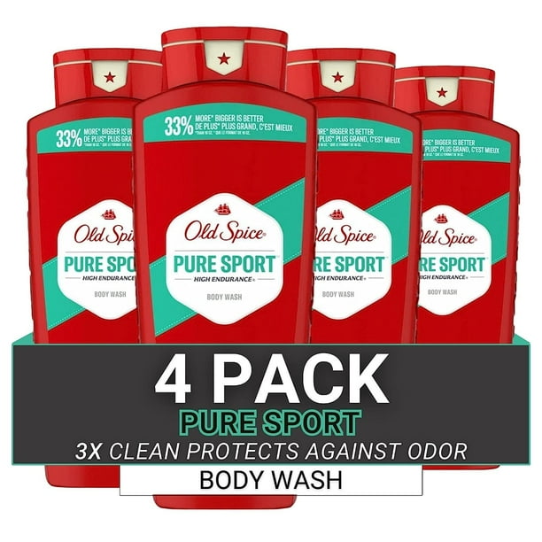 Gel de baño Old Spice High Endurance Pure Sport 700 ml x4