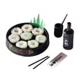 thumbnail image 1 of Juguete de comida para 1:12, comida de Sushi , accesorios de de comida para mayores de 3 , dorado Hugo Juguetes para casa de muñecas, 1 of 9