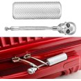 thumbnail image 1 of HUGFEGWE Password Lock, Suitcase Lock Wire Rope Customs Password Skull Lock,Suitable for Suitcases, Backpacks, Computer Cases and Most Belongings (Silver) U2536-0958, 1 of 8