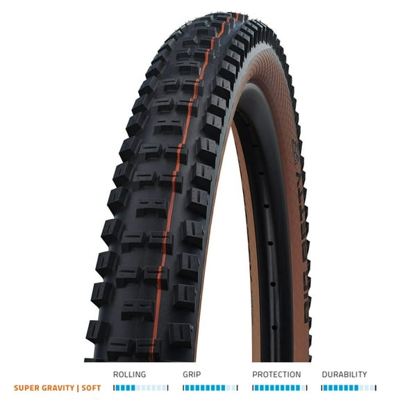 Schwalbe Big Betty Evo S/Gravity TLE 27.5x2.40 Fold Brnz cycle bike tyre
