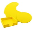 thumbnail image 4 of AMLESO 7pcs Chaud et Froid Boisson Caoutchouc Silicone Coaster Bar Napperon, Jaune, 4 of 7