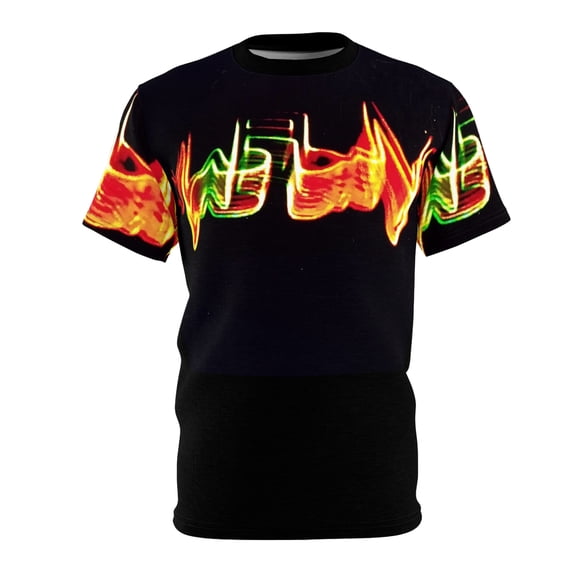 Love Music Heart Beat 4 Unisex Cut & Sew Tee (AOP)