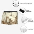 thumbnail image 3 of Pofeuu New York Print Men’s Boxer Briefs, Moisture-Wicking Underwear, Regular,Trunk-Small, 3 of 5
