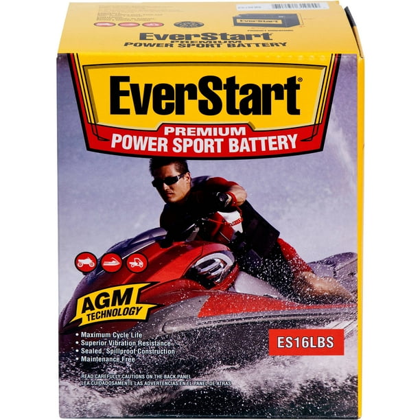 EverStart PowerSport Battery, ES16LBS