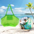 thumbnail image 3 of Bolsa grande para juguetes de playa Bolsas de de malla para piscina Bolsa para arena , Verde Salvador bolsos de playa de malla, 3 of 10