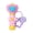 Purple, variant on Heart Wand Shaped Refillable Perfumes Sprays Bottle Keychain for Purse and Bag Portable Atomizer Accessory