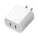 thumbnail image 1 of Cabezal de carga DQrwqpou Dual PD 20W 50-60Hz para iPhone Enchufe EE. UU., 1 of 9