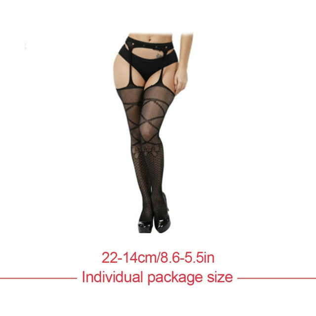 Ruiboury Bas Résille Chaussettes Tuyau Accessoire Cosplay Collants Vêtements pour Femmes Collant 1113 Taille Unique