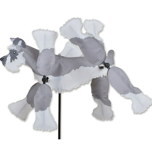 Schnauzer Whirligig Wind Spinner 16" Premier