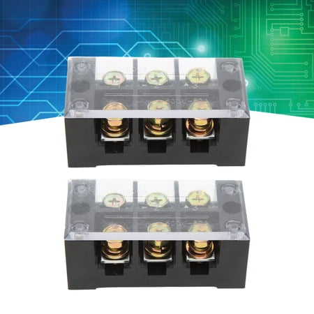 Power Distribution Terminal Block For Computer Large Current Terminal Strip Block, PC Shell, Easy Wiring, Long Life ...