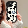 thumbnail image 1 of Funda De Teléfono Con Estampado De Leopardo De Leche Compatible Con IPhone 11 14 Pro Max 7Plus 12 14 13 X XS XR 7 14 8 6 6s Plus SE 2020 Borde Ondulado Cubierta De Pareja Suave, 1 of 3