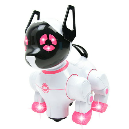 Meigar Electronic Dog Toy Robot Robotic Music Walking Dancing Interaction Toys for Boys or Girls Gifts