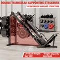 thumbnail image 5 of Waxman Professional Leg Press Hack Squat Machine: Adjustable & Specialty Equipment for Full Lower Body Workout at Home Gym with Linear Bearing & Weight Storage Posts--NO Weight Plates, 5 of 5