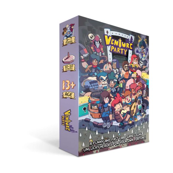 Juego de cartas Golden Bell Studios Venture Party Unlucky Heroes