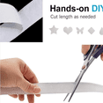 thumbnail image 4 of 5M*2 20/25/30/50mm Magic Tap Self Adhesive Hook and Loop Fastener Nylon Sticker Disks Tape Sewing Adhesive with Glue, 4 of 8