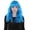 Neon Blue, variant on HPO Adult Women's Joker Wigs Collection | Long Curly Party Ready Fancy Cosplay & Halloween Wigs