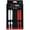 White, Black, Red, variant on ForceField Lifestyle Shoe Laces, White/Blue/Yellow, 54", 3 Pack