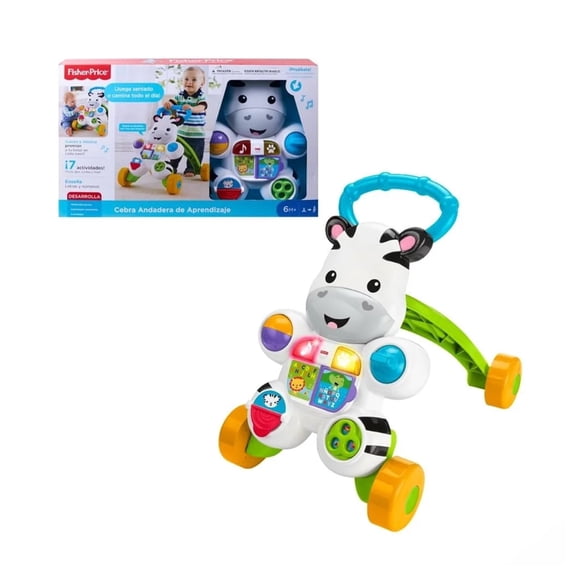 Andadera para Bebé Fisher-Price Ríe y Aprende Cebra