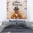 thumbnail image 3 of Happy Thanksgiving Boxer Welcome Thankful Fall Autumn Pumpkin Tapestry Boxers Dog Lover Gifts Idea Wall Hanging Backdrop Home Decor - 02021, 3 of 5