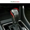 thumbnail image 4 of Carbon Fiber Style Gear Shift Knob Cover Cap Trim For Subaru Forester Impreza XV, 4 of 5
