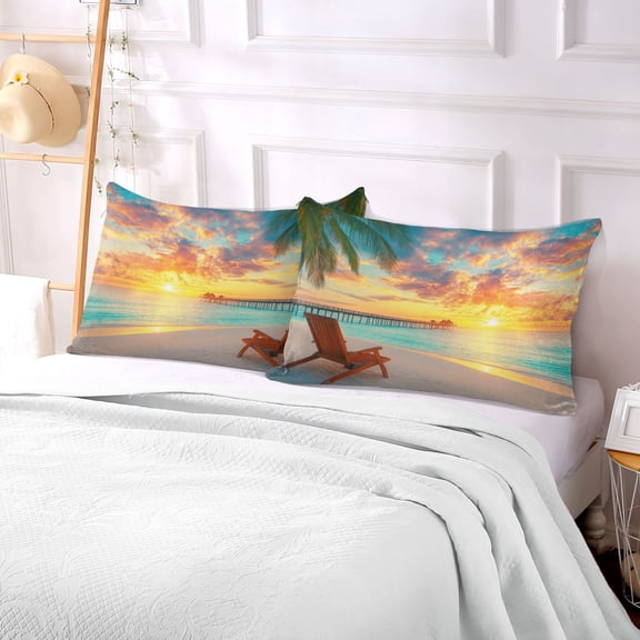 Pillow Case Plush Pillow Sunset Case standard size/King size/Queen size Bed Pillow Pillowcases