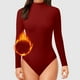 thumbnail image 1 of MKLEKYY Pijama Corto De Mujer, Mono Liso De Manga Larga Con Cuello De Tortuga A La Moda Para Mujer, 1 of 4