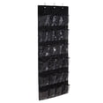 thumbnail image 2 of Bolsa de almacenamiento Organizador de zapatos de puerta no tejida 24 bolsillos Estante de almacenamiento para colgar en la puerta a prueba de polvo, Negro Kearding  HA003055-01, 2 of 6
