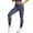 AA-Dark Blue1138, variant on XIAONU Women's High Waist Active Leggings Mesh Paneled Cropped Tights Stretchy Breathable Workout Bottoms Black