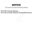 thumbnail image 2 of Kugel Front Left (Driver Side) CV Axle Drive Shaft and Complete Wheel Hub Bearing Assembly Kit for Car Honda Odyssey KN7-100020, 2 of 11