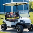 thumbnail image 3 of HUIACONG Colorful Jellyfish Pattern Golf Cart Seat Blanket and Towel, Keeps Seats Cool & Clean Universal Fit Golf Cart Seat Covers 2 Pack for Club Car DS 2000.5-Up, 3 of 7