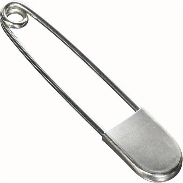 1 Pce Grande Épingle de Sûreté en Acier Inoxydable, Épingles Surdimensionnées Robustes pour Lessive, Rembourrage, Couvertures, Quilting, Décoration de Mode